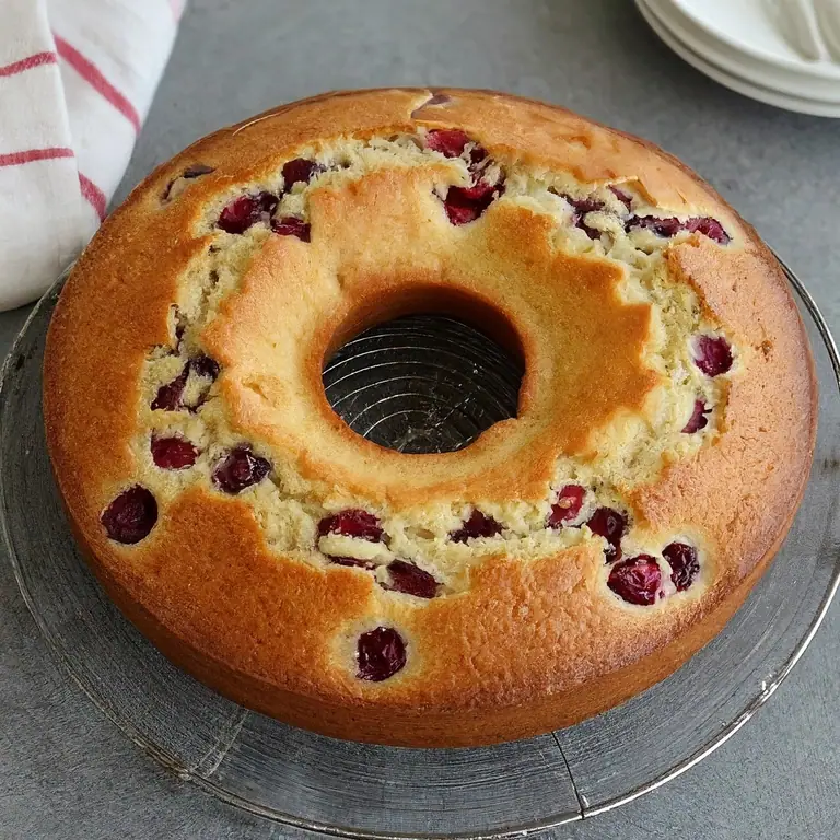 Cranberry Almond Financier