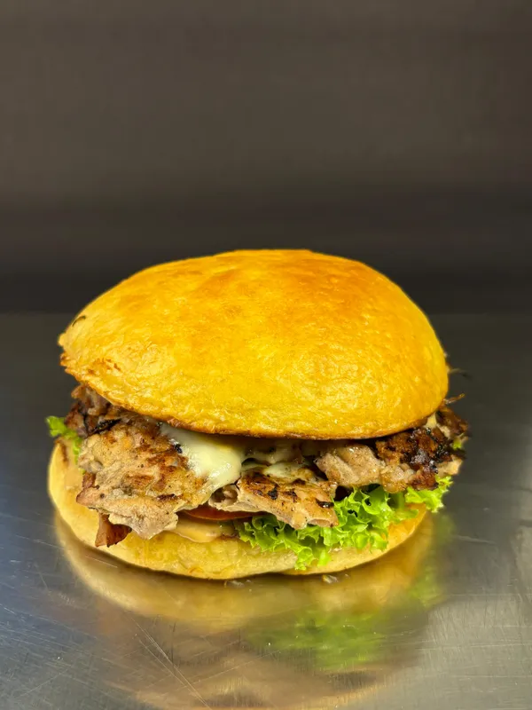 Double Smash Chicken Cheeseburger — photo 2