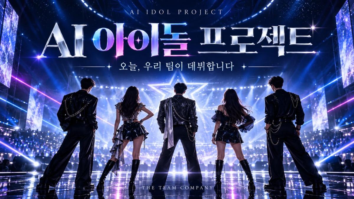 AI 아이돌 프로젝트 프로그램 진행 사진 1