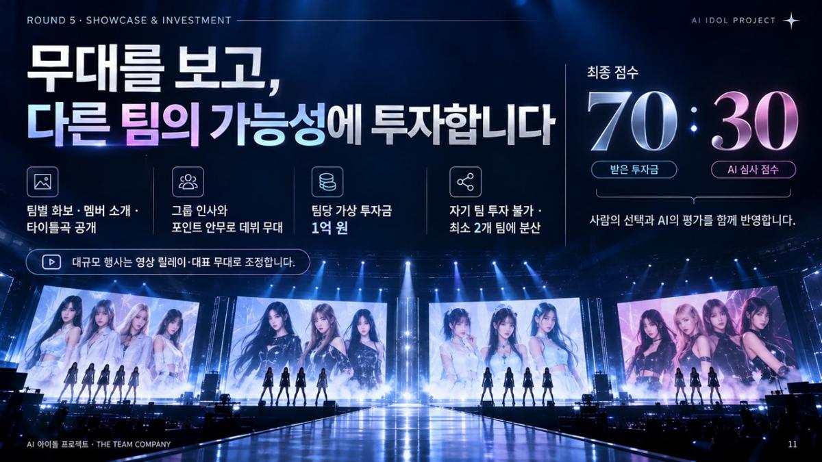 AI 아이돌 프로젝트 프로그램 진행 사진 썸네일 11