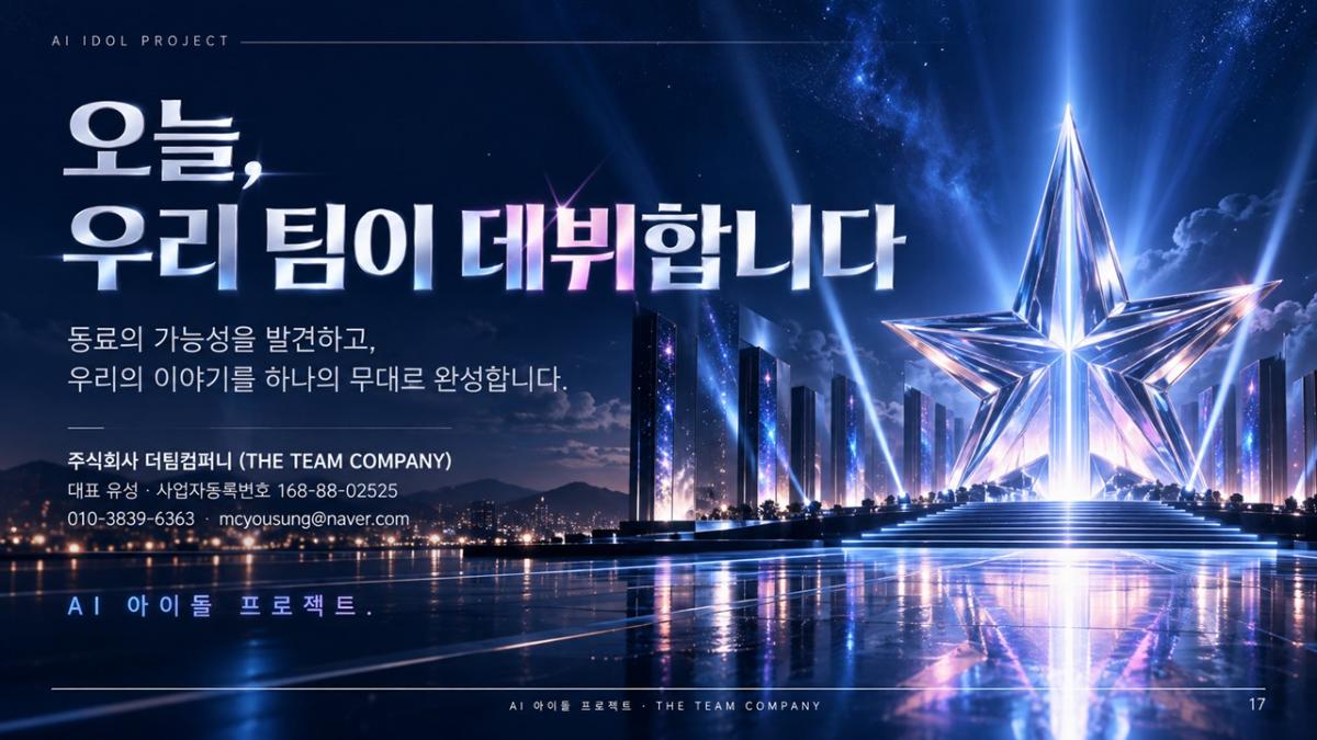 AI 아이돌 프로젝트 프로그램 진행 사진 썸네일 17