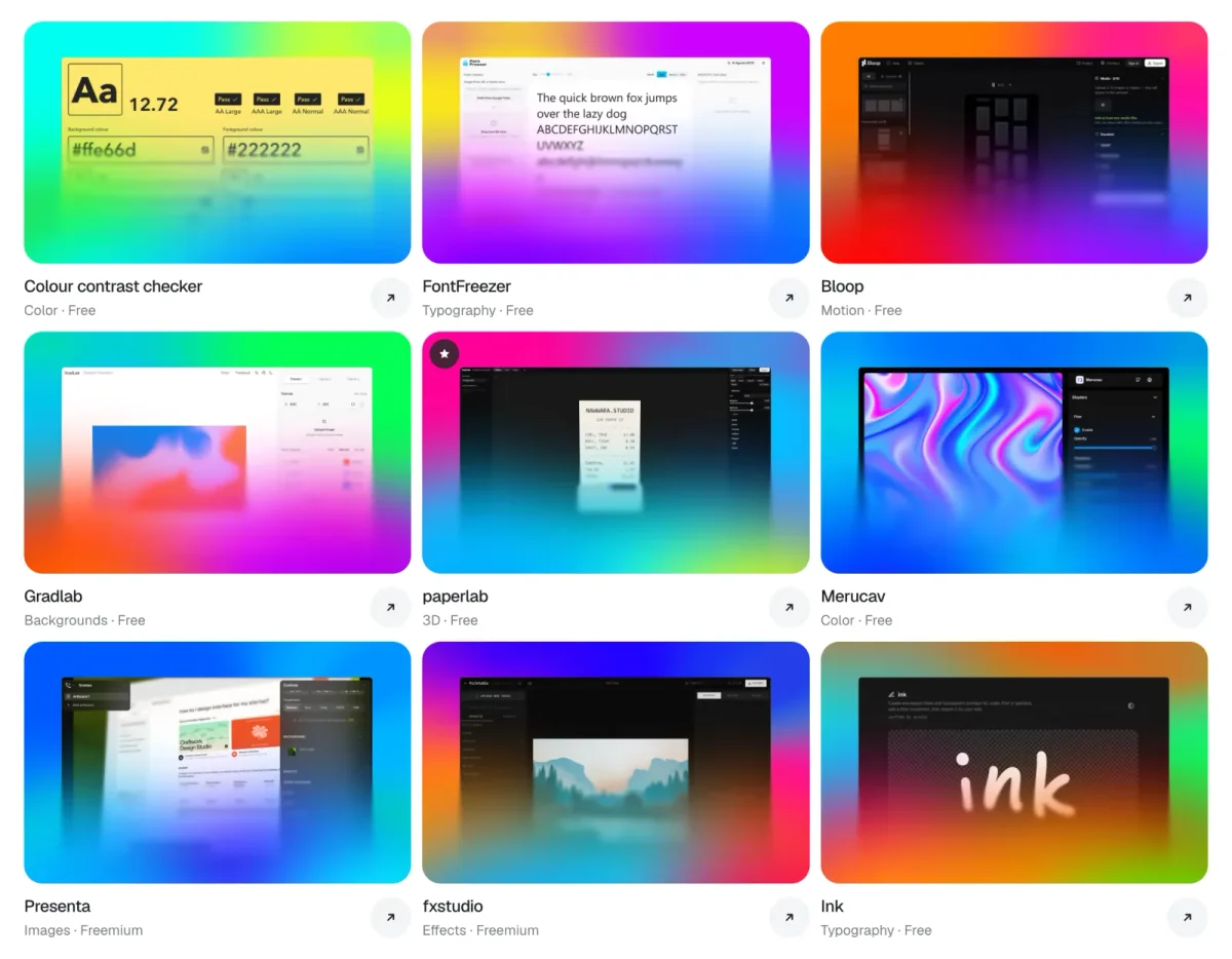 Design Minis 에 모인 디자이너 제작 마이크로 툴
