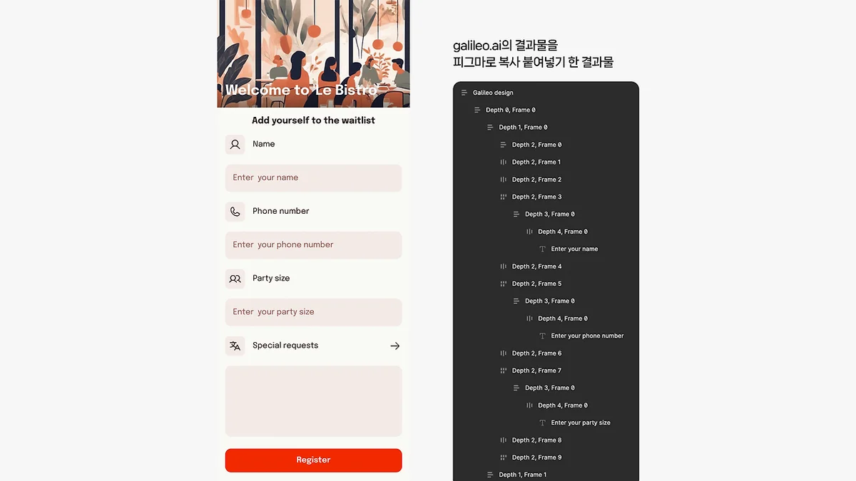 갈릴레오 AI 화면