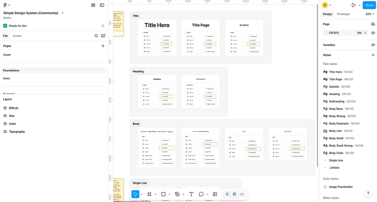 Figma Community에서 디자인 시스템 파일