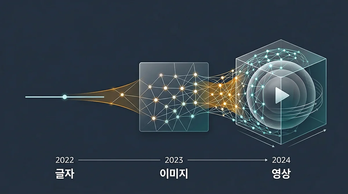 멀티모달 모델 등장 타임라인