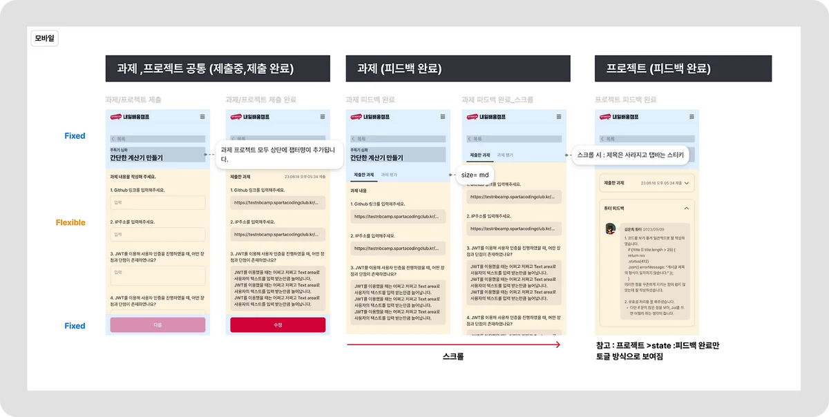 디자인 의도 전달 실패