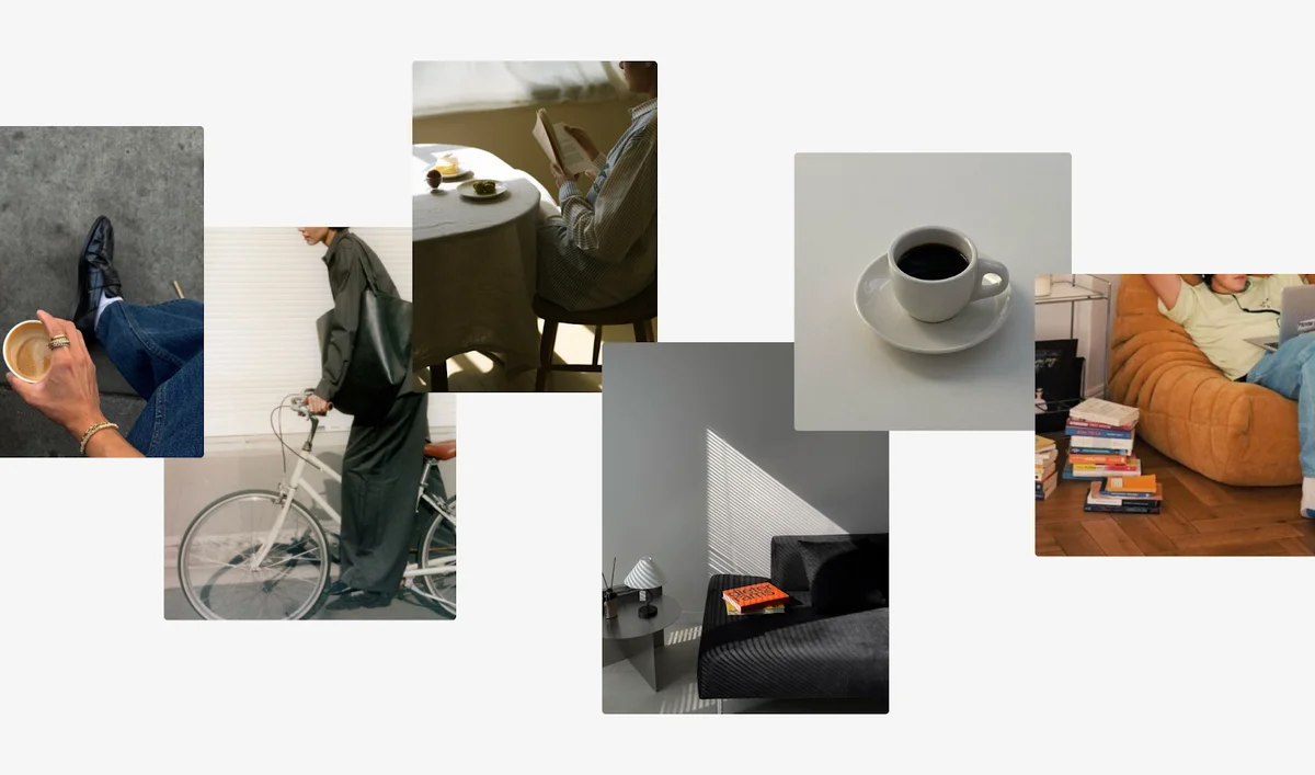 ▲ '느좋'의 예시 이미지. 모두가 막연히 '멋진 것'을 떠올리지만, 그 구체적인 모습은 각자 다르다