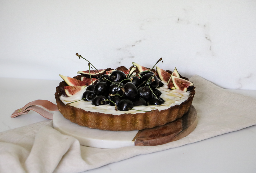 Fig & Buckwheat Tart Recipe TheVeganKind