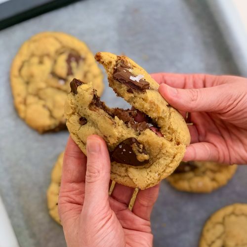 Image of Chunky Chocolate Vegan Cookies