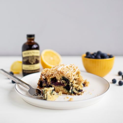 Vegan Blueberry Lemon Coffee Cake Recipe - TheVeganKind