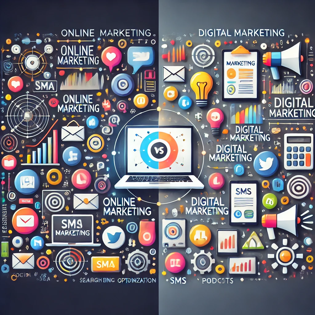 Is Online Marketing and Digital Marketing Different?