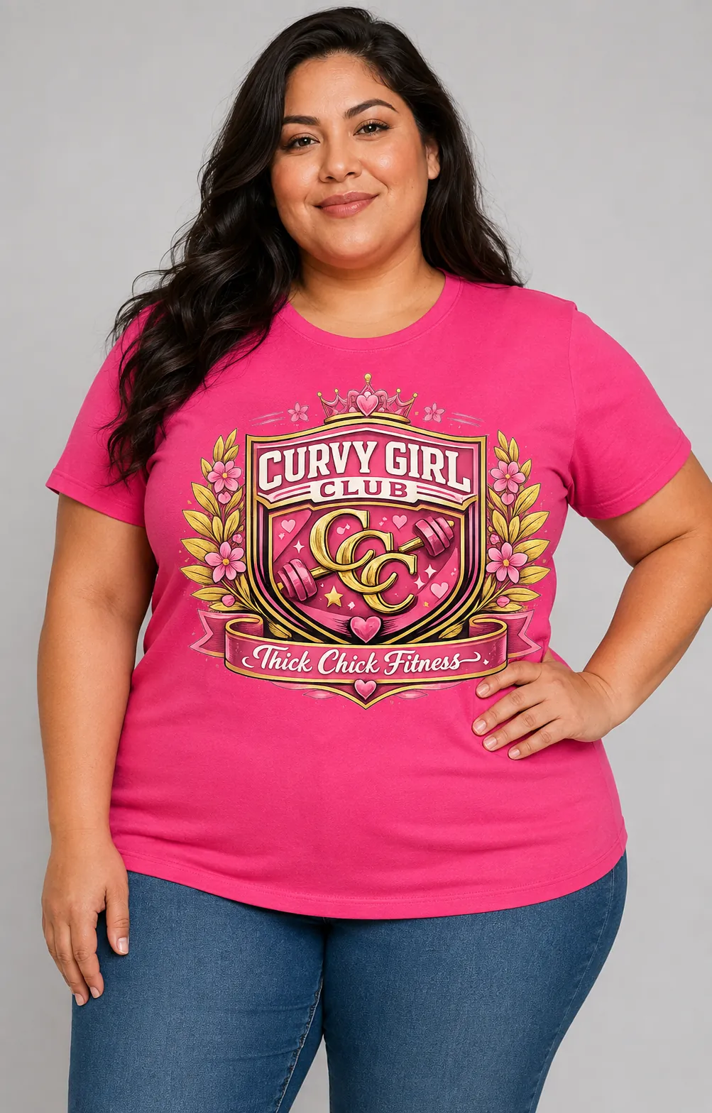 Curvy Girl Club T-shirt design
