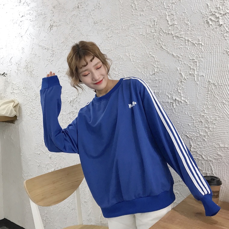 HalajukuLooseLetterPrintedCollegeSweatshirts