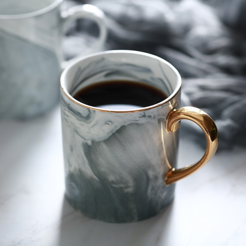 LekochEuropeanMarbleGrainPhnomPenhmugsCoupleLoversGiftMorningMugMilkCoffeeTeaBreakfastPorcelainCupforgifts