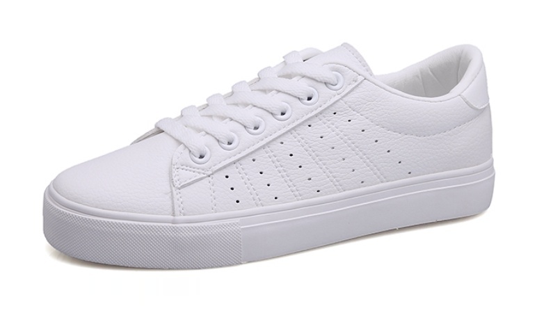WomenSneakersLeatherShoes2020SpringTrendCasualFlatsSneakersFemaleNewFashionComfortLaceupVulcanizedShoes