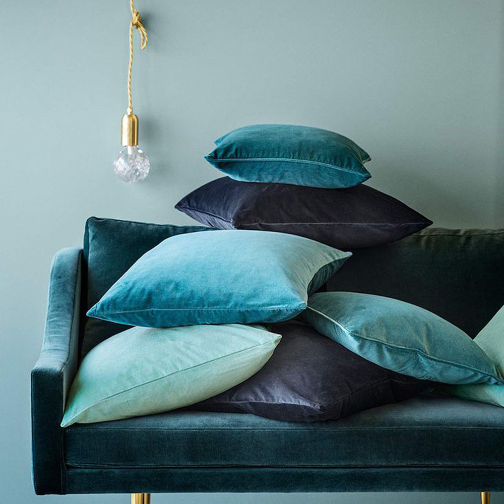 ESSIEHOME2017FashionColorsBluePeacockGreenPeacockTurquoiseBlueHighEndFineVelvetCushionCoverPillowCase