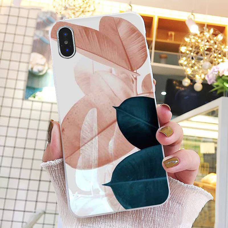 YinuodaSummerPalmLeafBananaLeafFlowersNoveltyFundasPhoneCaseforiPhone8766SPlusXXSMAX55SSEXR10Cover
