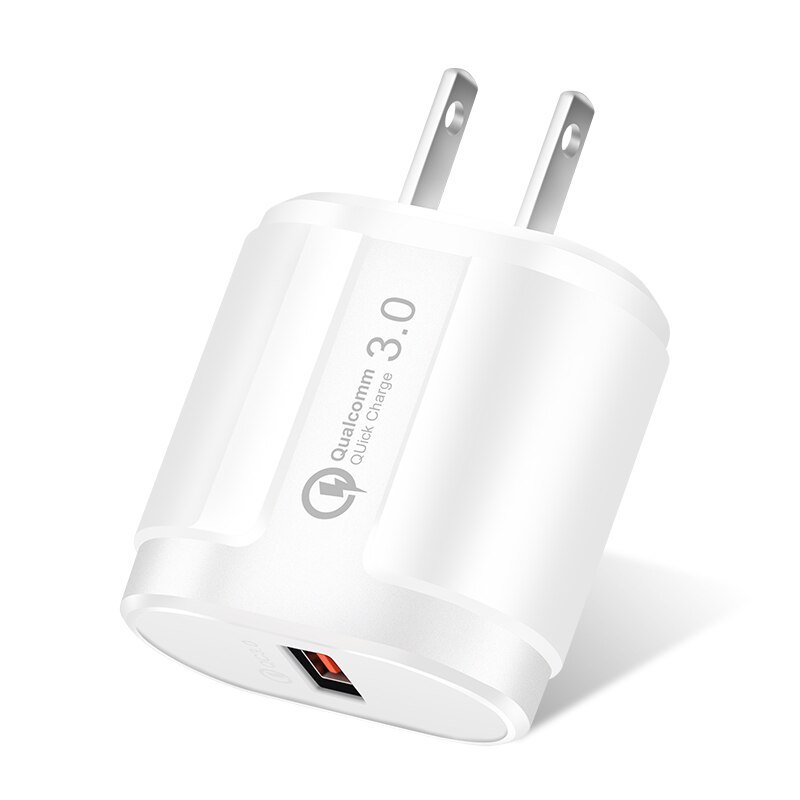 ROCKQuickChargeQC30USBUSEUFastChargerUniversalmobilephonechargerWallUSBChargerAdapterforiPhoneSamsungXiaomi
