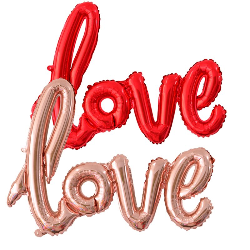 FoilBaloonsLoveValentinePartyInflatableBallsToys