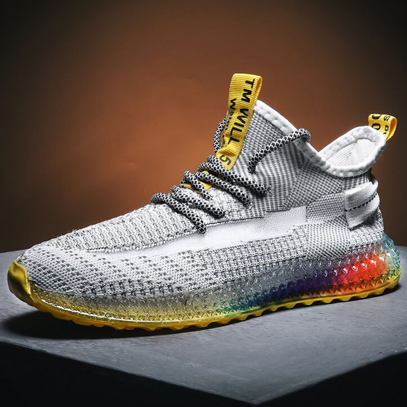 ManSportRunningShoesMenJoggingFlatTrainersSummerAthleticFootwearMaleMeshSneakersBreathableZapatillasDeportiva