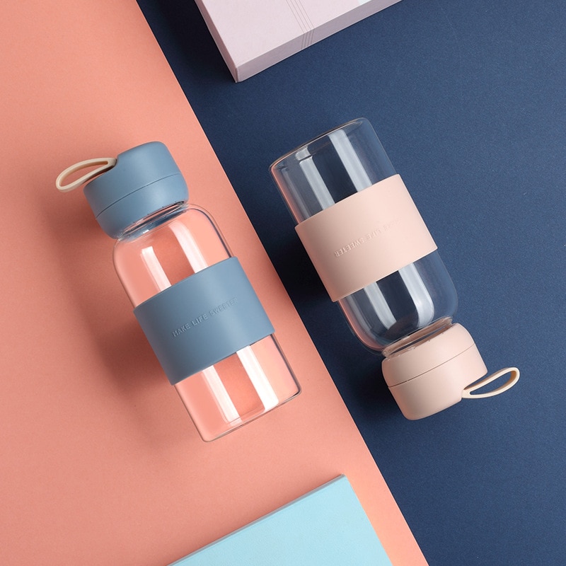 HotSellingGlassSportWaterBottleWithSilicone