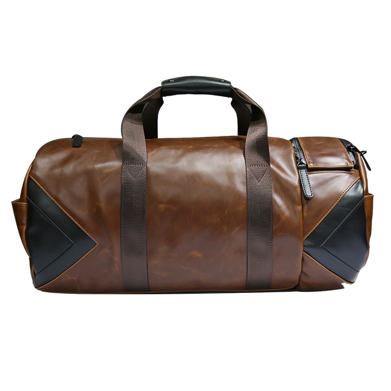 레트로브라운버킷가죽백