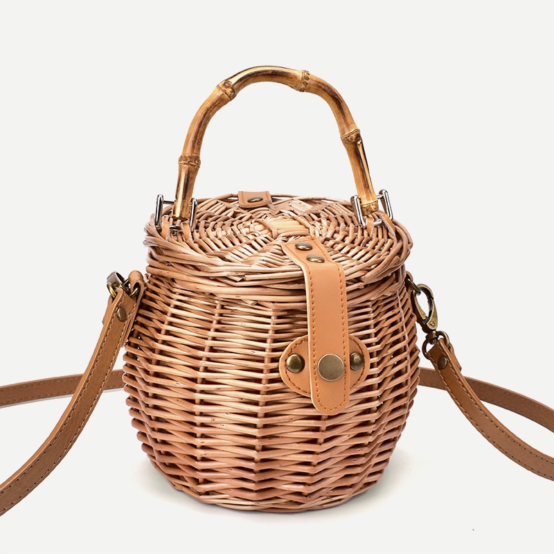 Bambooretrorattanbag
