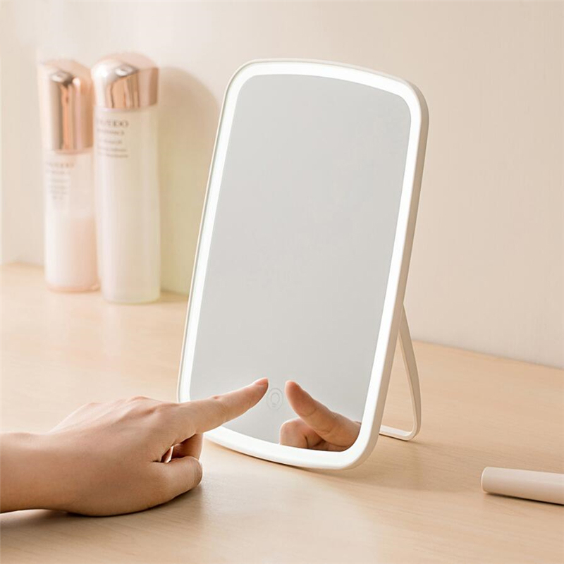 OriginalxiaomiMijiaIntelligentportablemakeupmirrordesktopledlightportablefoldinglightmirrordormitorydesktop