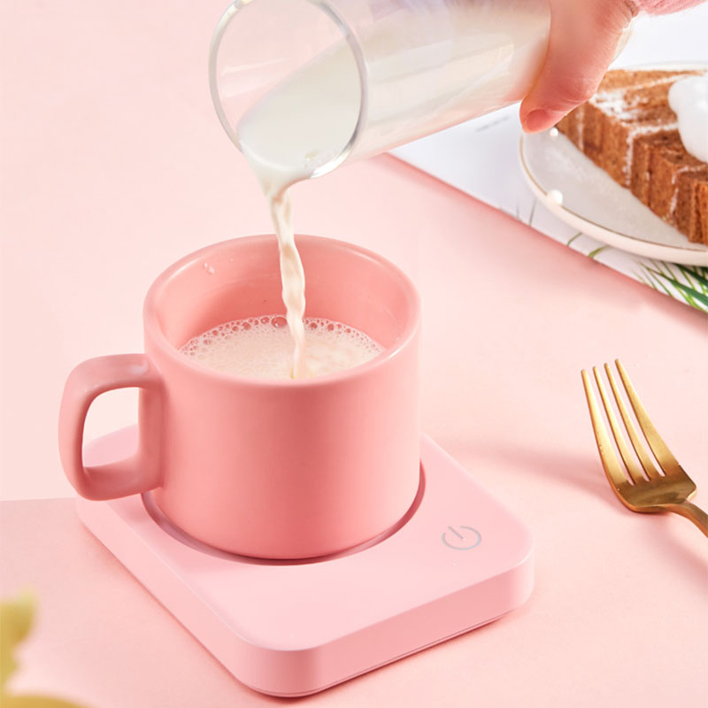 NewSmartThermostaticCoasterCupHeaterforCoffeeMilkTeaCocoaWaterJuiceOfficeHomeMugConstantTemperatureWarmerPad