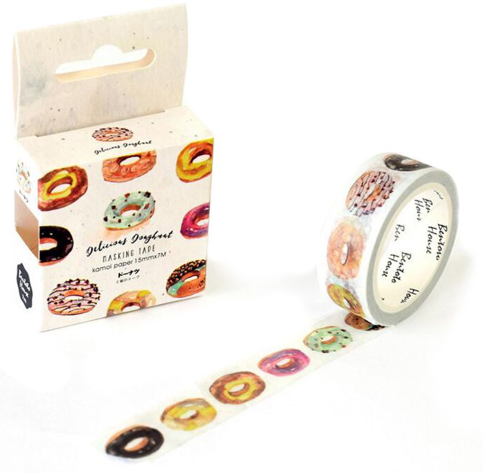 JB102TheDeliciousDonutDecorativeWashiTapeDIYScrapbookingMaskingTapeSchoolOfficeSupplyEscolarPapelaria