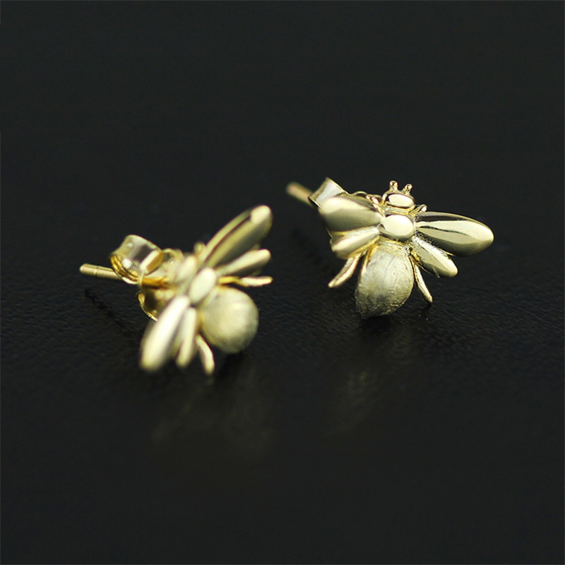 SterlingCuteInsectBeeEarrings