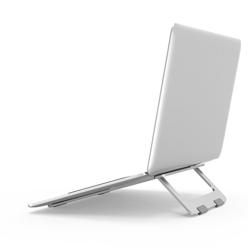 FoldableLaptopStandMacbookProAluminumAdjustableDesktopTabletHolderDeskTableMobilePhoneStandForiPadAirNotebook