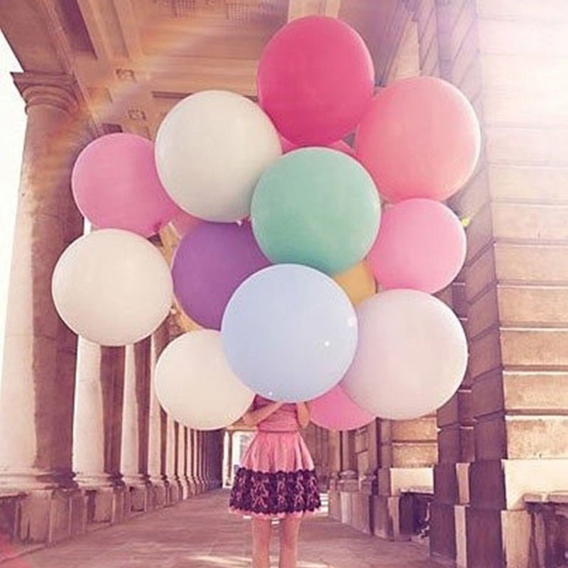 ColorfulBigLatexBalloonsHeliumInflableBlowUpbigBalloonWeddingBirthdayPartyLargeBalloonDecoration