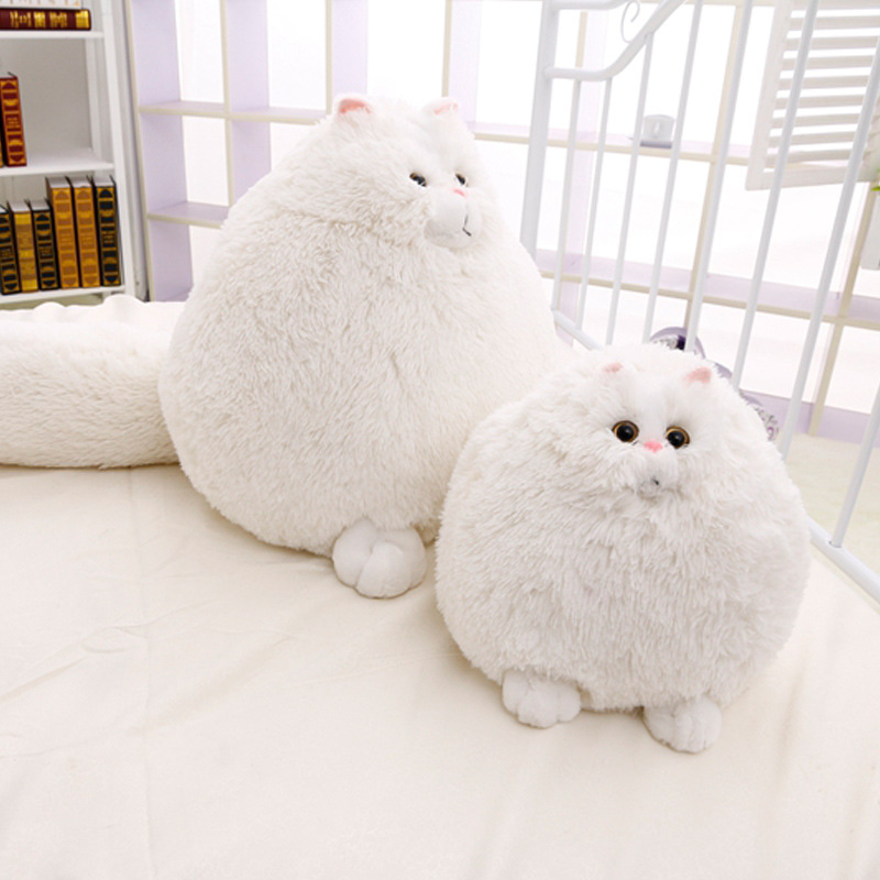LovelySimulationPersianCatPlushToysSoftCottonStuffedPembrokePetAnimalPlushFatCatDollsBestGiftsforGirlKids