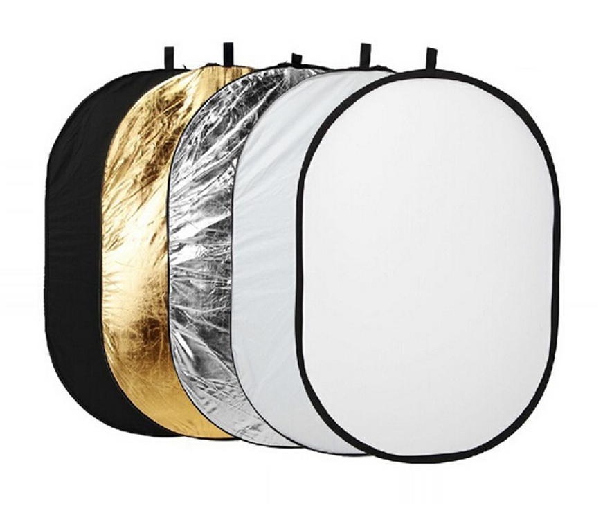 Godox5in16090cmBackgroundBoardRoundRectangleReflectorCollapsibleLightingDiffuserDiscBlackSilverGoldWhite
