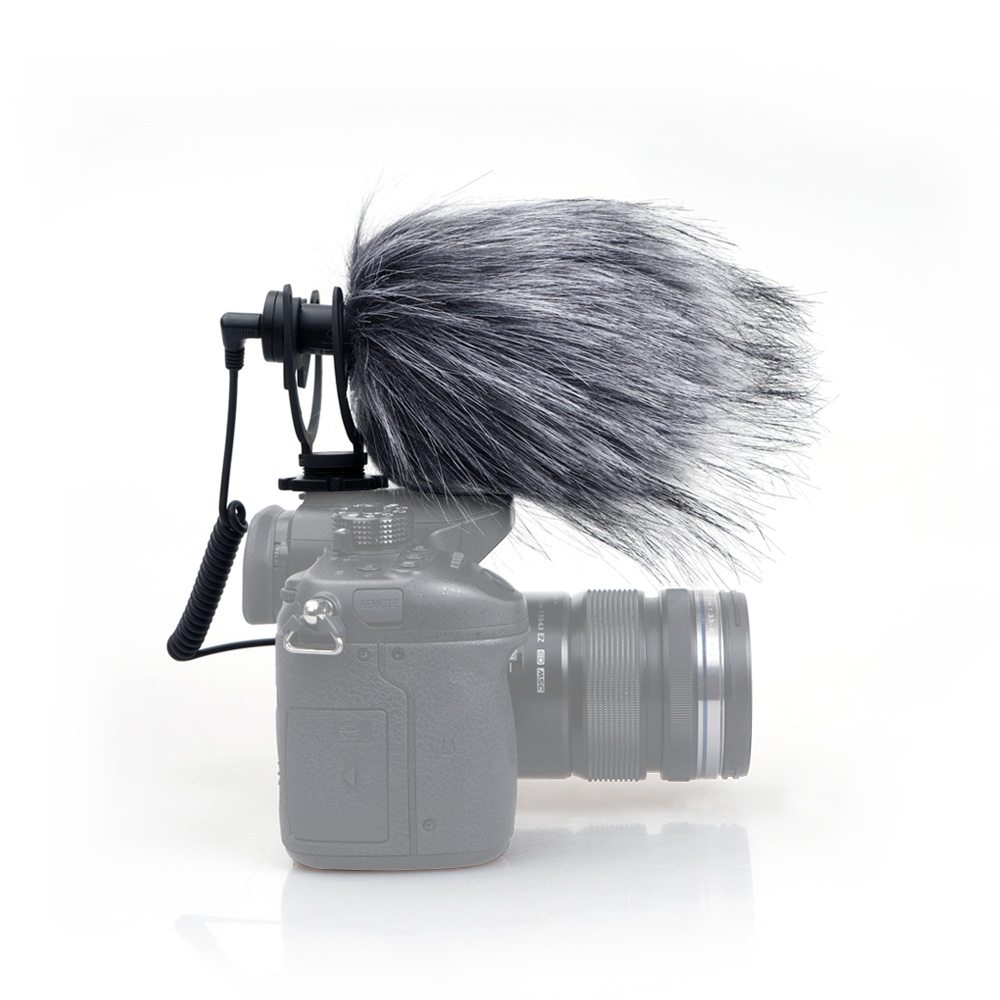 DFDIGITALFOTOMINIcameraCardioidDirectionalVideoMicrophonewithShockMountforSmartphoneIphoneSamsungGoPro