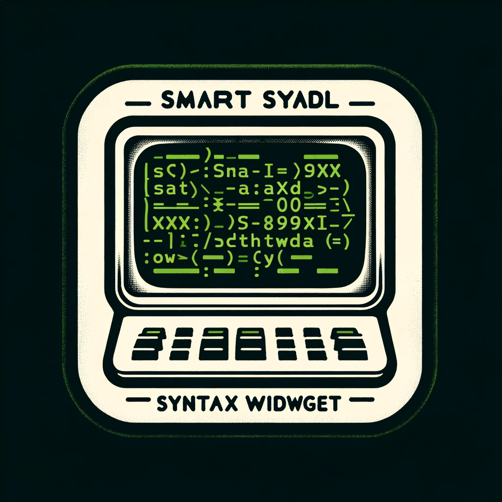 SmartSyntaxWidget