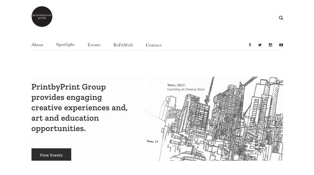 Print by Print group original homepage