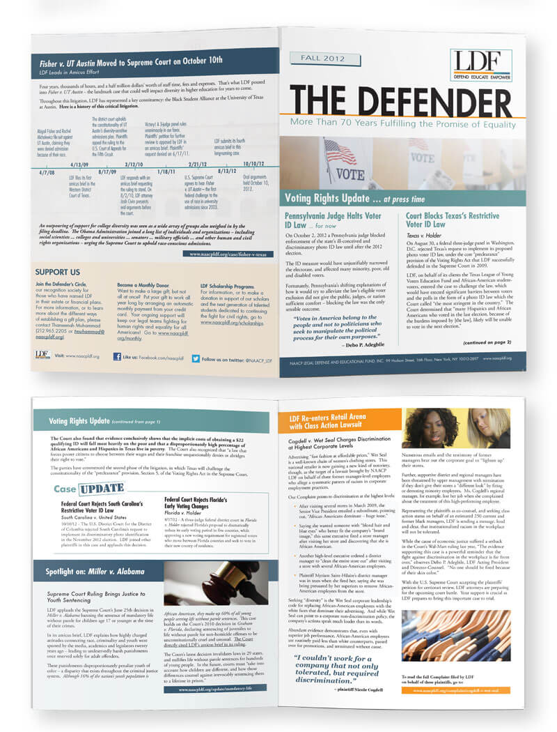 Legal Defense Fund Newsletter
