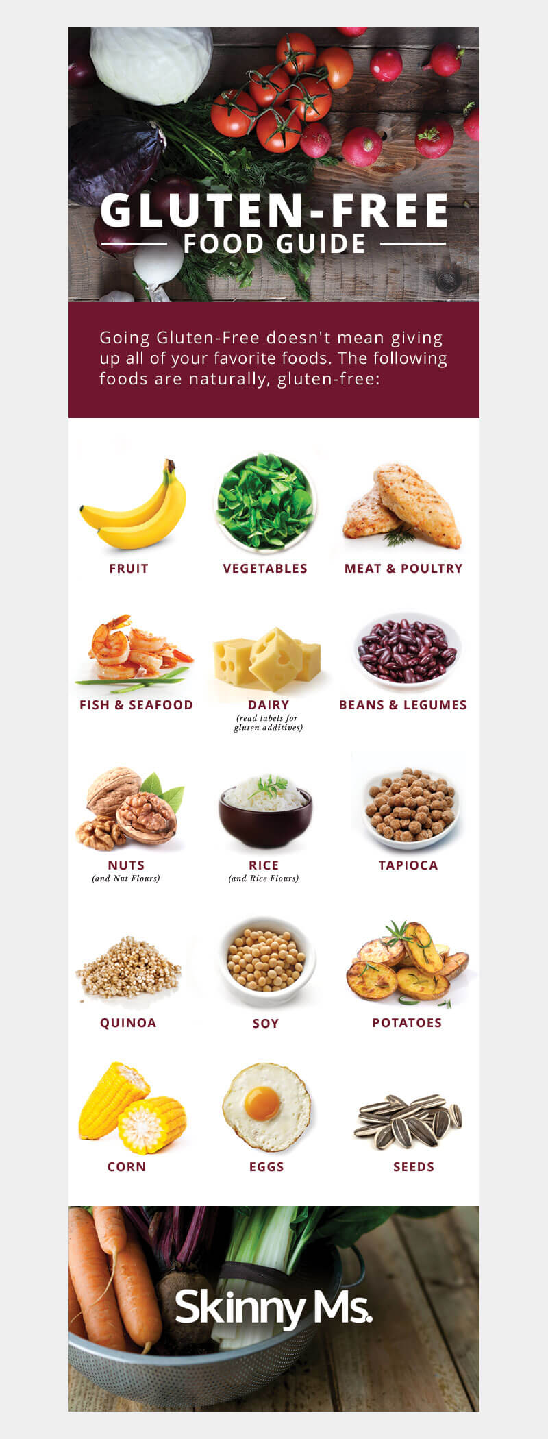 Skinny Ms. gluten free infographic Skinny Ms. gluten free infographic