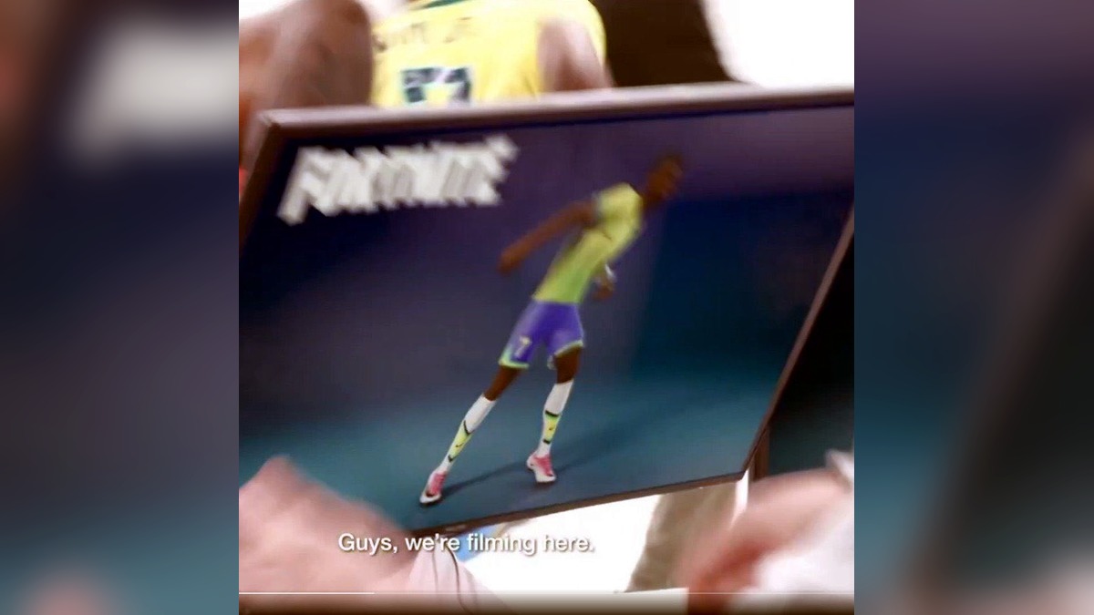 【Fortnite】サッカーブラジル代表のヴィニシウスJr.スキンが登場か?Nike映像に映り込みで話題に
