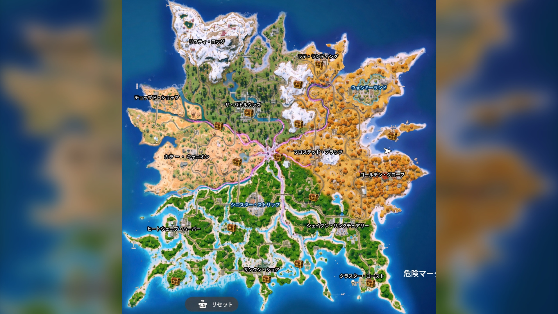 【フォートナイト最新情報】精霊宝箱のマッピング【2026年6月版】