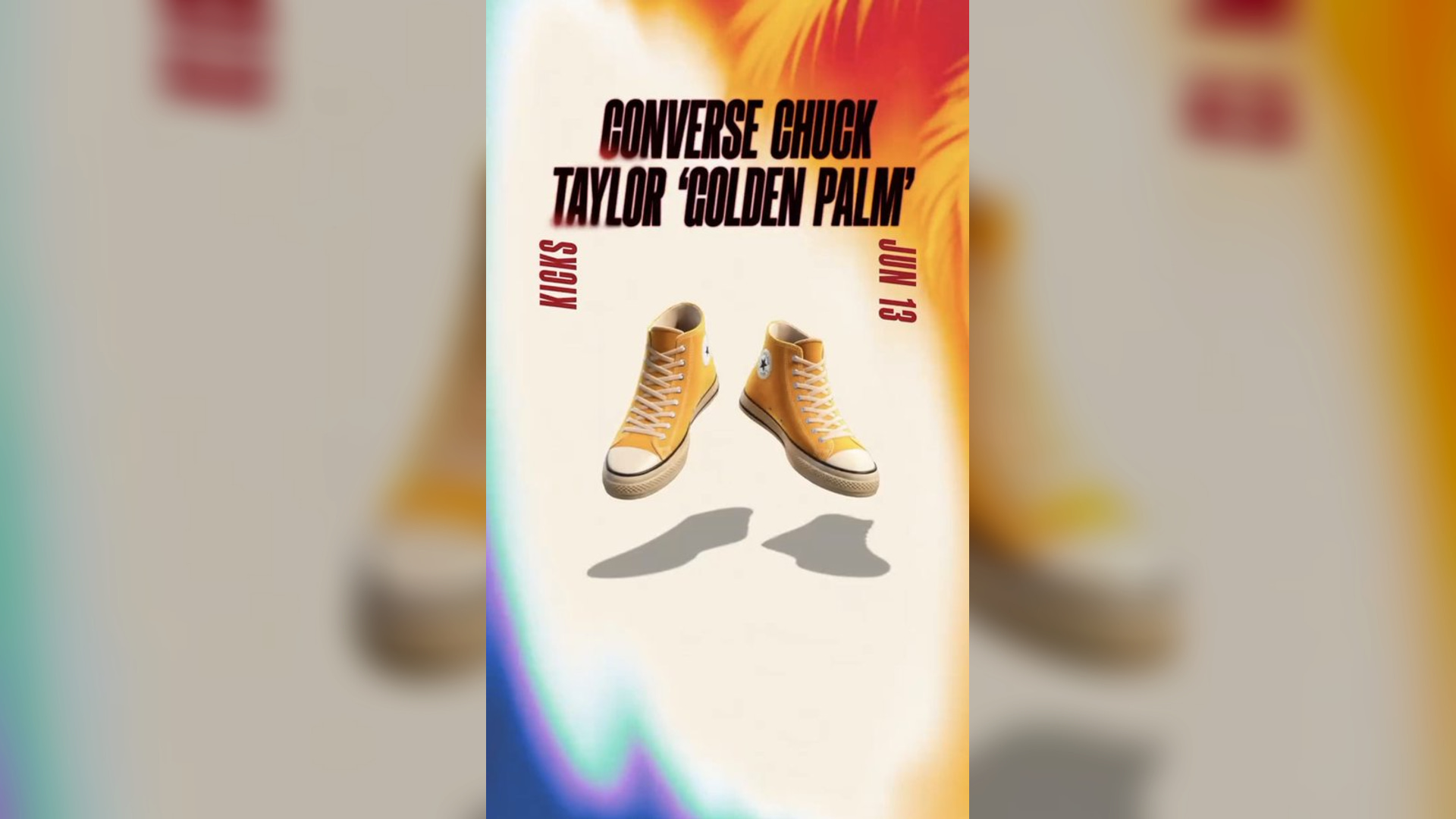 CONVERSE チャックテイラー ゴールデンパーム、6月13日アイテムショップで販…