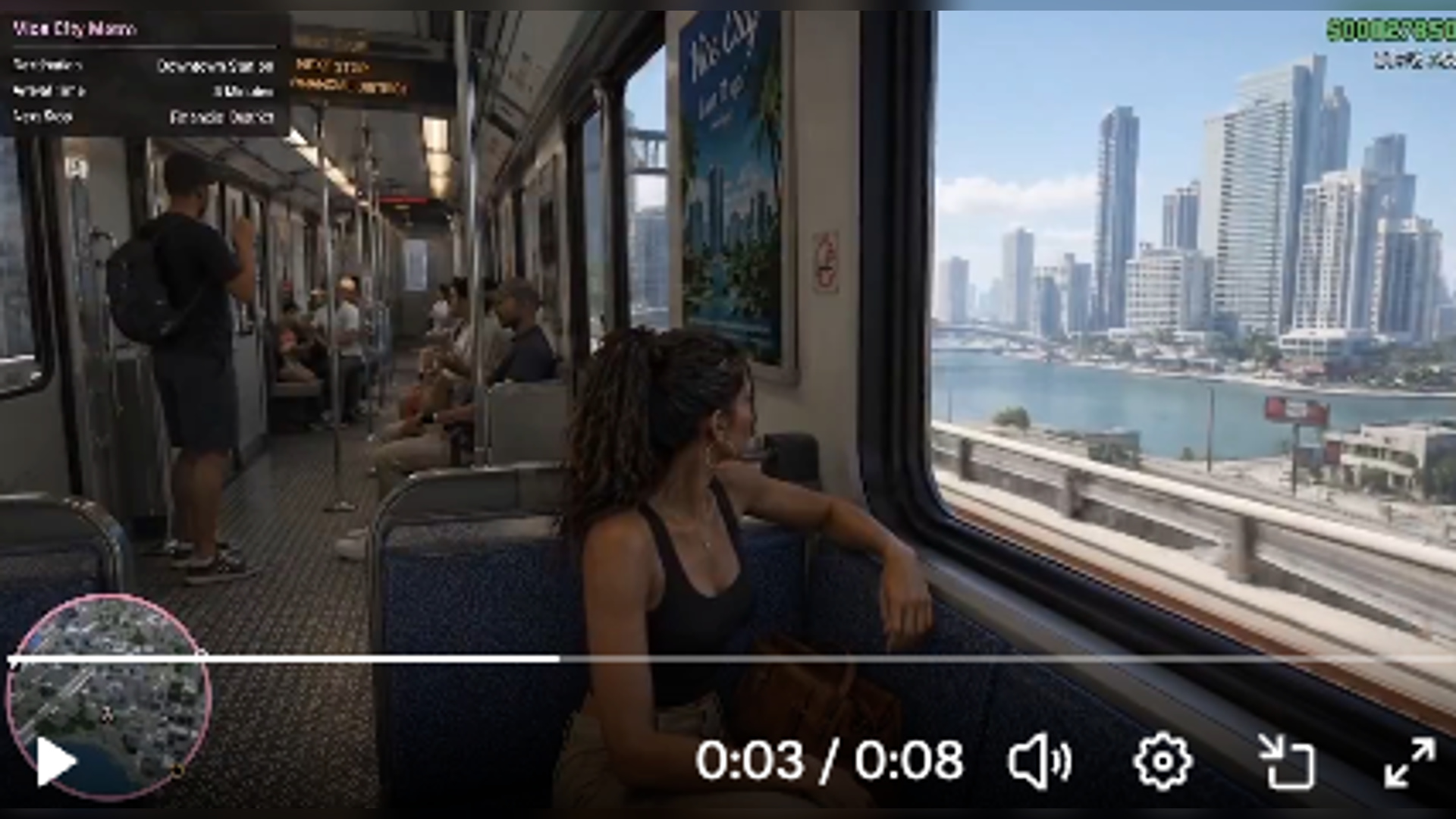 GTA 6のルシアがVice Cityを地下鉄で移動する場面に注目 確認できた内容と未判明点