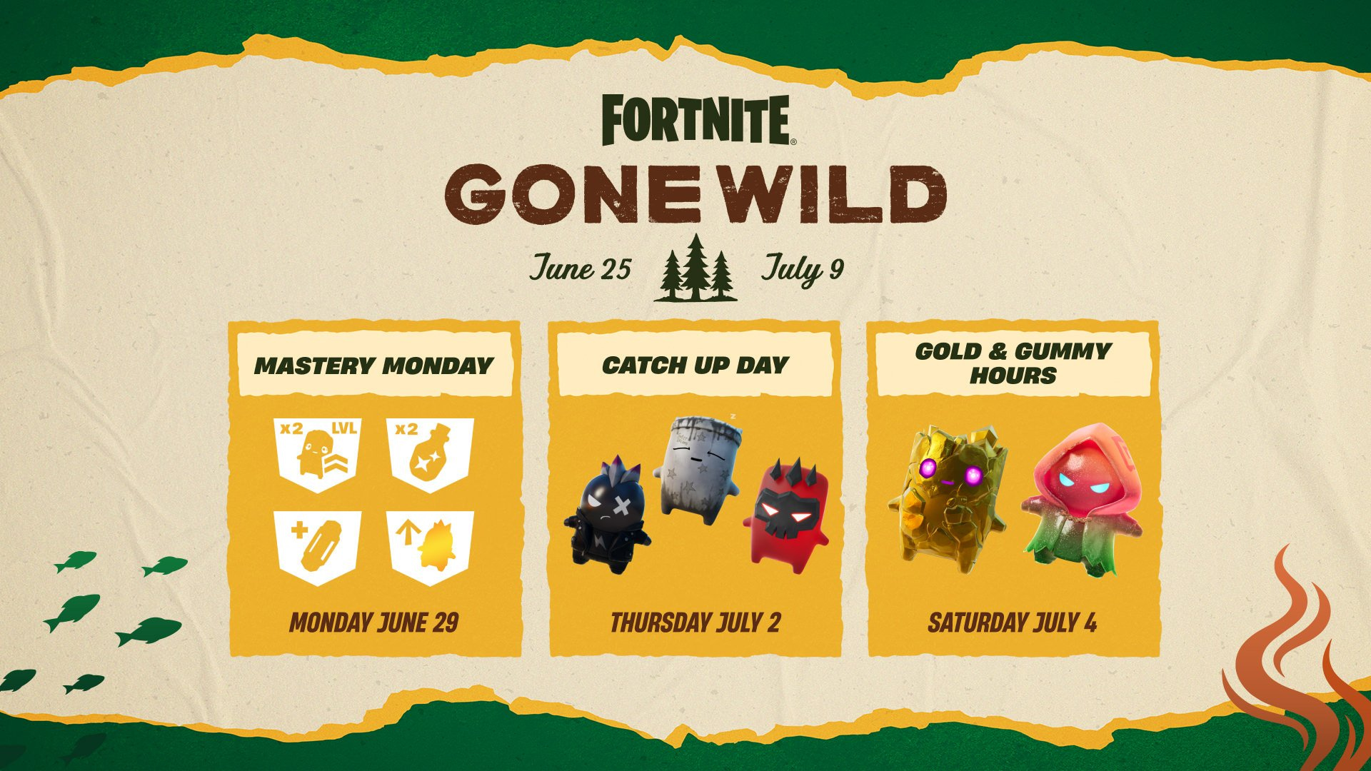 フォートナイトで6月29日〜7月4日に開催されるイベント予定まとめ