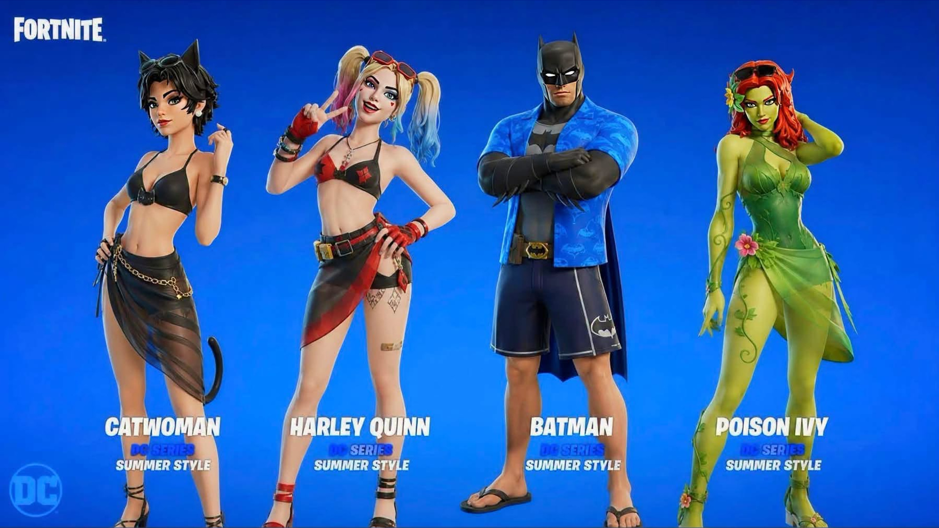 DC×サマー系フォートナイトスキンが近日登場か