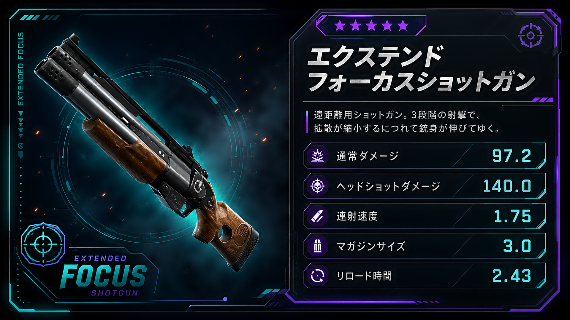 フォートナイト武器調整|エクステンド フォーカスショットガン強化