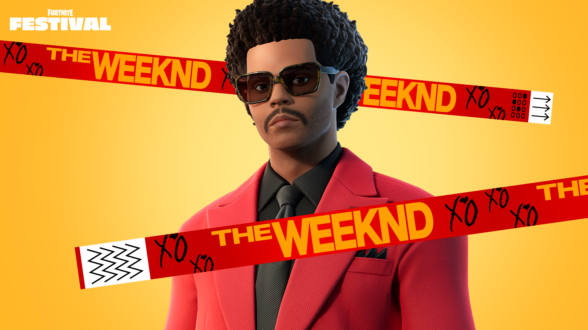 コスチューム「The Weeknd」とジャムトラック