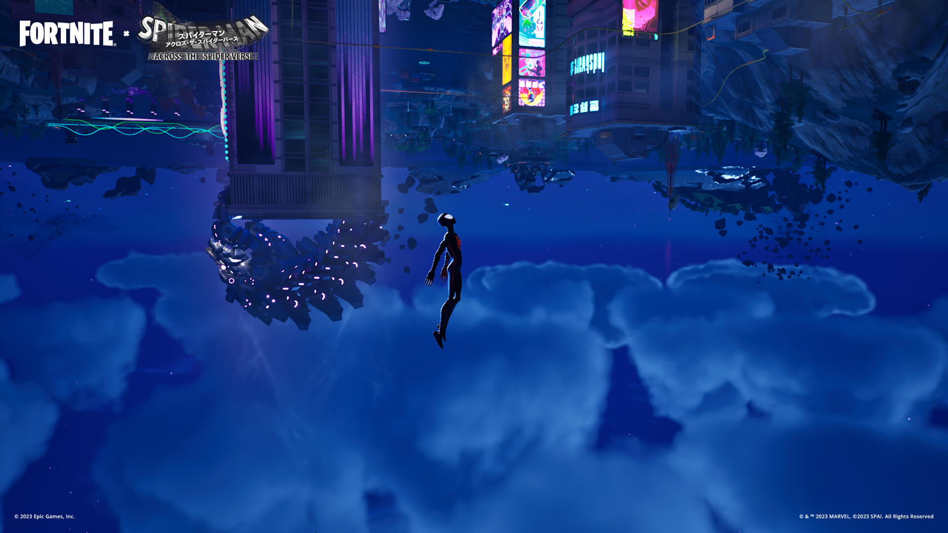 ゲームプレイ内のスパイダーマンと関連アイテム