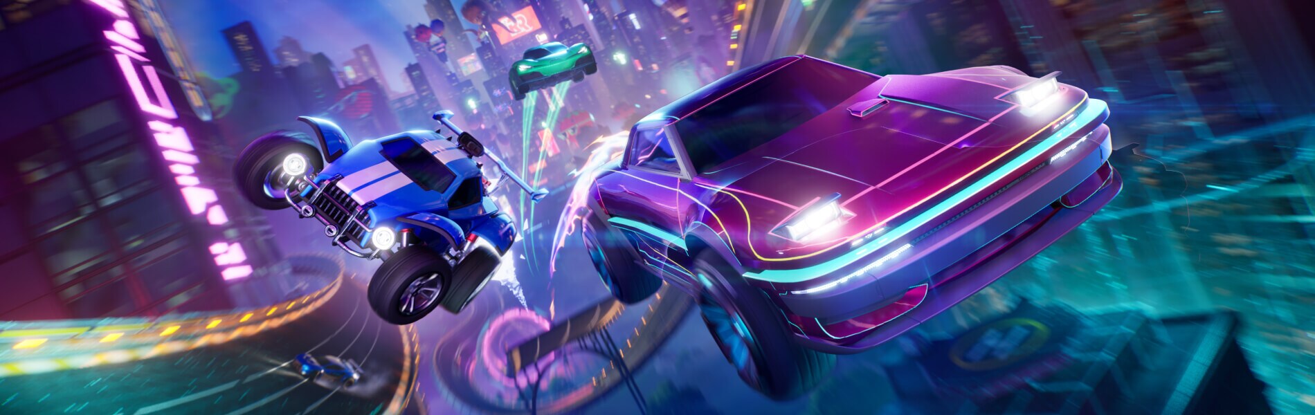 「Rocket Racing」Neon Rush:夜を光で彩ろう!｜フォートナイト 最新情報